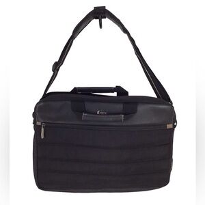 Solo Black Polyester Lap Top Bag